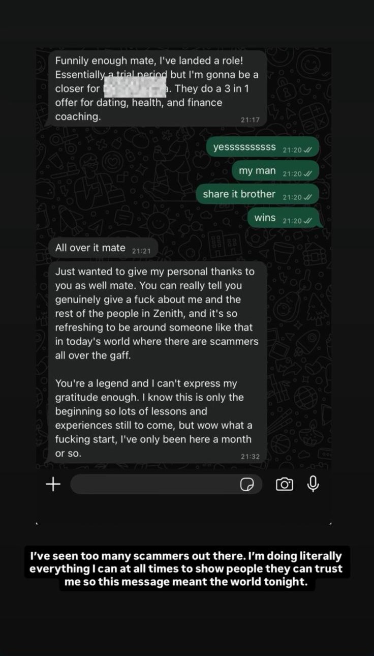 Member win screenshot