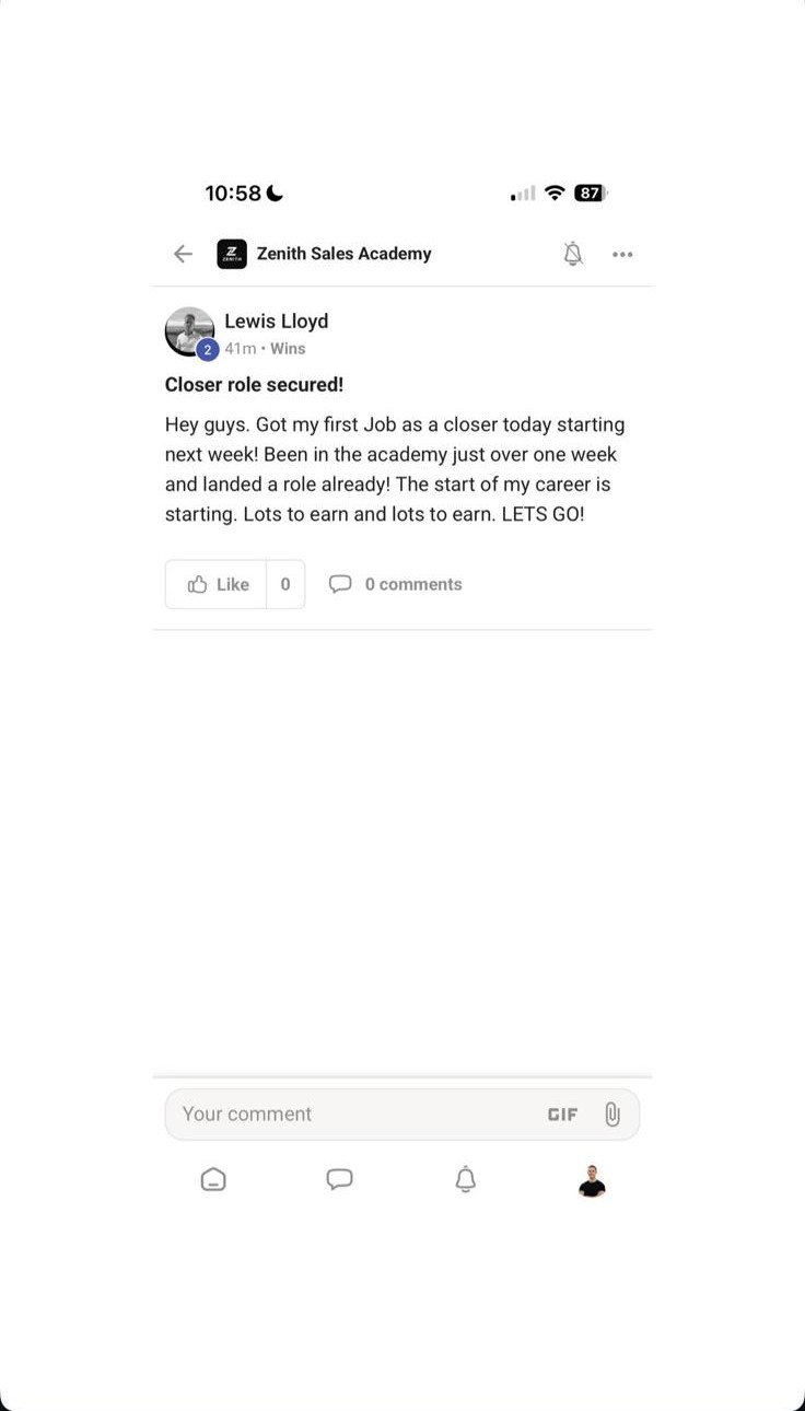Member win screenshot